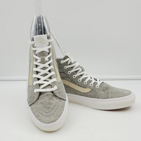 Vans Sk8-Hi Slim J&S Skate Unisex, Gray, Size 7.5 Men &  9 Women - Picture 1 of 7